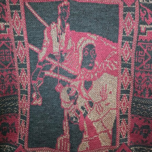 Vintage Neiman Marcus Graphic Sweater Women's - Picture 2 of 9